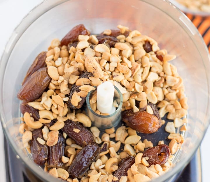 Cashews, Dates and Ingredients