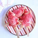 Christmas trees on a stick with candy sugar