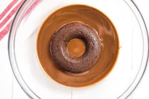 Gluten Free donut dipped in chocolate