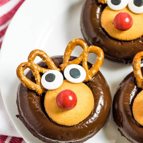 Gluten Free Reindeer Donuts - Charisse Yu