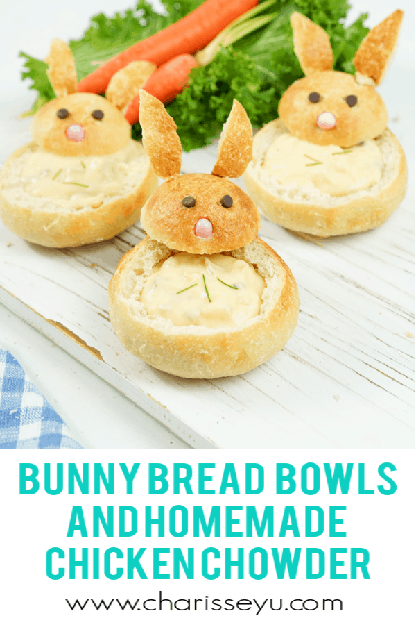 Bunny Bread Bowls and Homemade Chowder - Charisse Yu