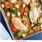 SHEET PAN WITH CHICKEN AND VEGETABLES