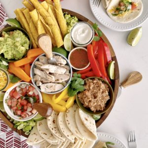 mexican snack board