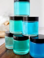 jars of hand sanitizer