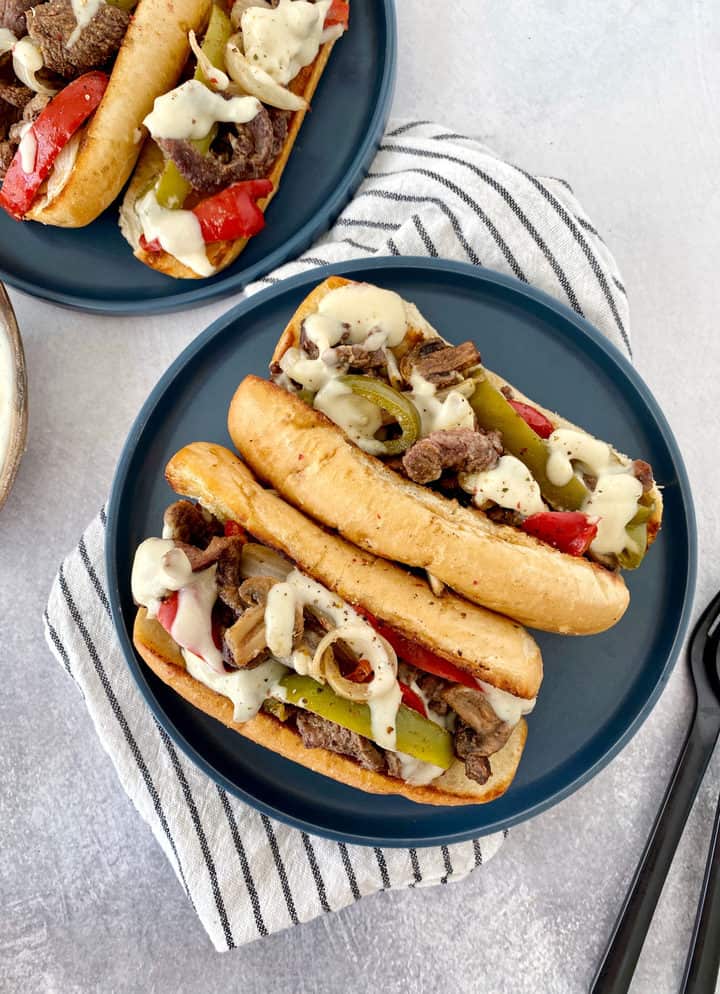 Easy Sheet Tray Philly Cheesesteak Recipe - Charisse Yu