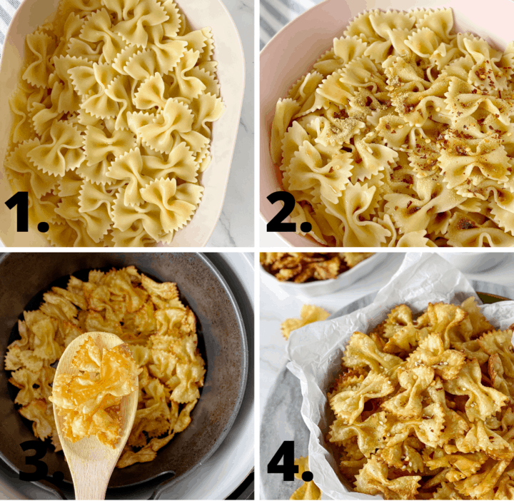 how to make pasta chips 