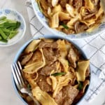 two bowls of beef chow fun