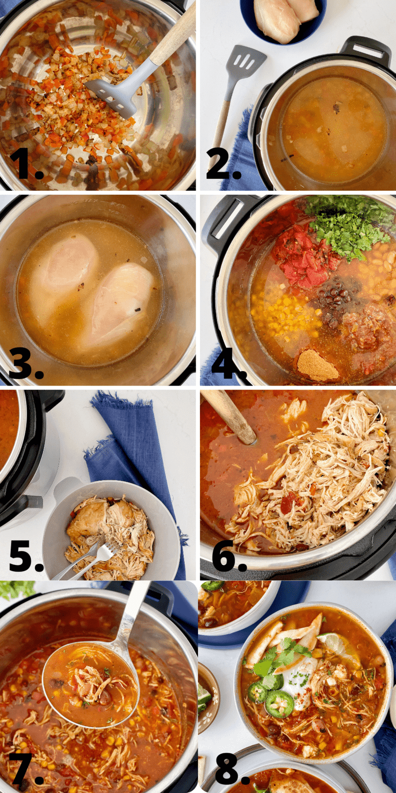 how to make chicken taco soup 