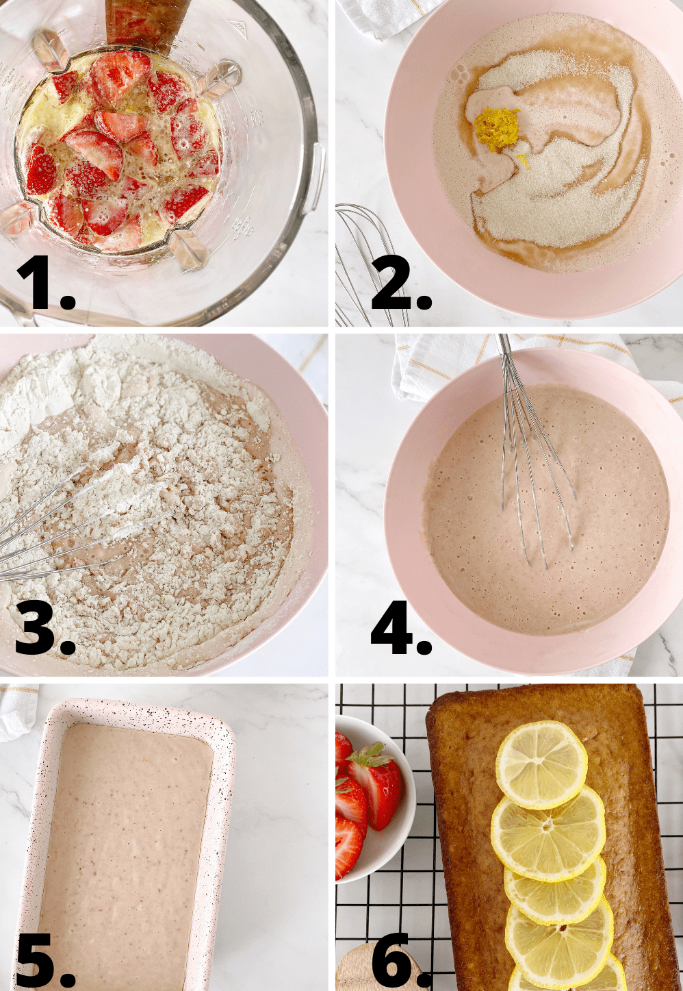 how to make strawberry lemon cake
