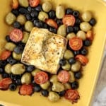 baked feta dip with olives