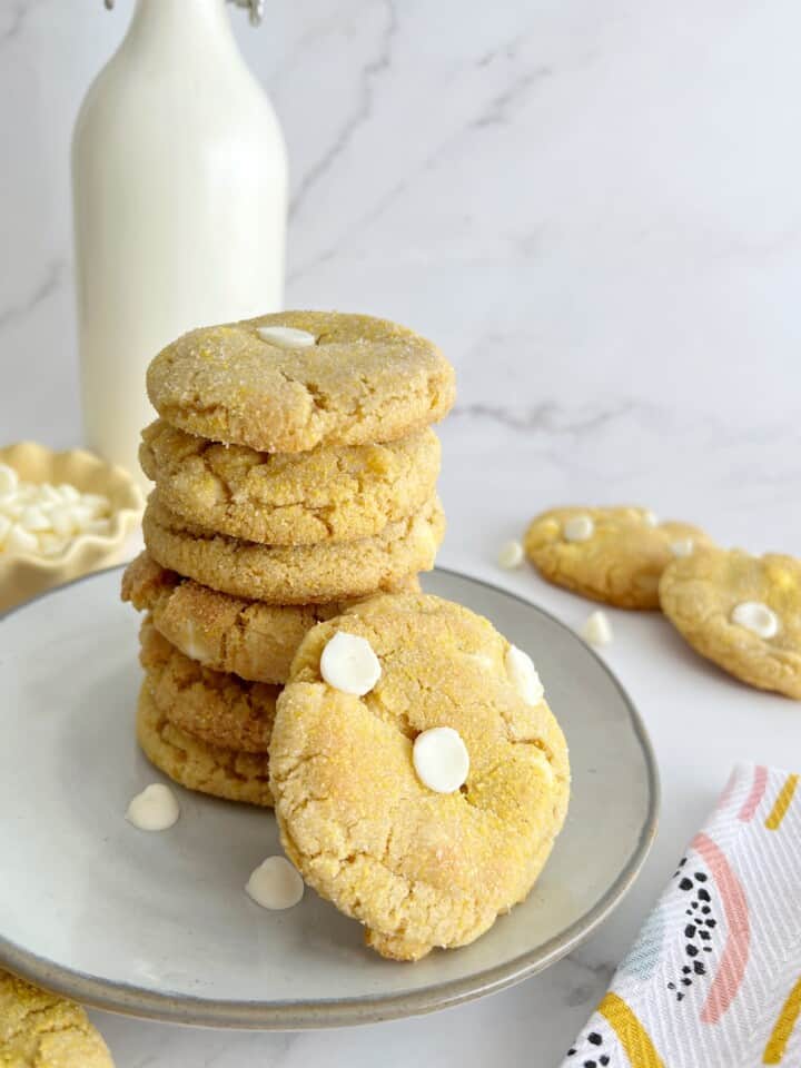 stacked cornbread cookies
