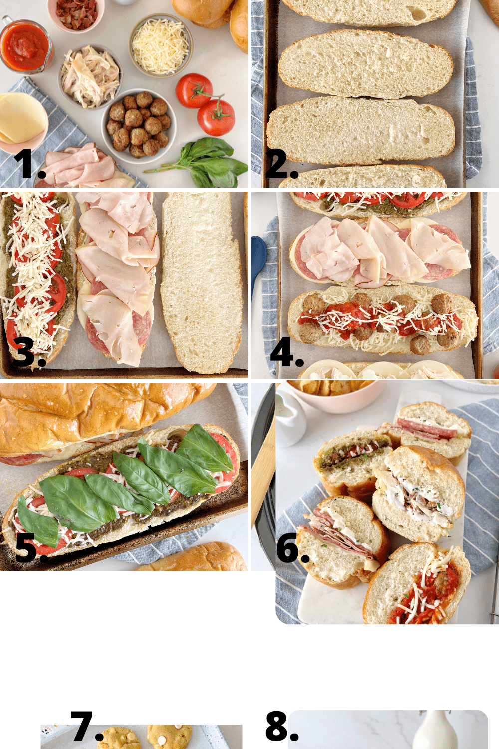 how to make potluck sandwiches 