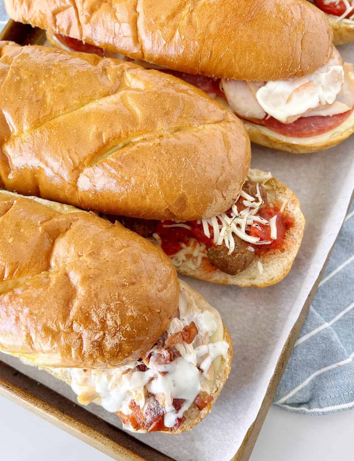 baked sandwiches 