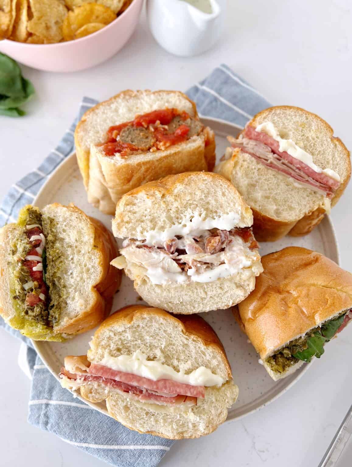 Potluck Sandwiches - Friendsgiving Food Ideas - Charisse Yu