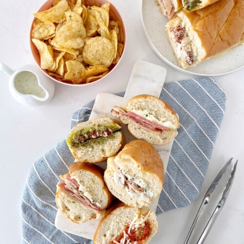 Potluck Sandwiches - Friendsgiving Food Ideas - Charisse Yu