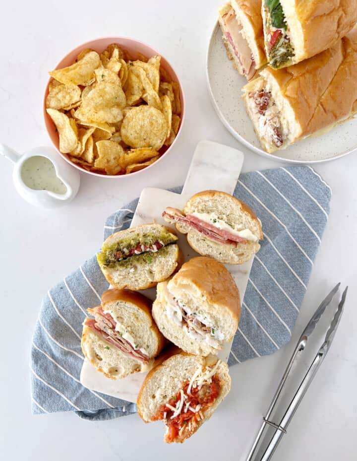 Potluck Sandwiches - Friendsgiving Food Ideas - Charisse Yu