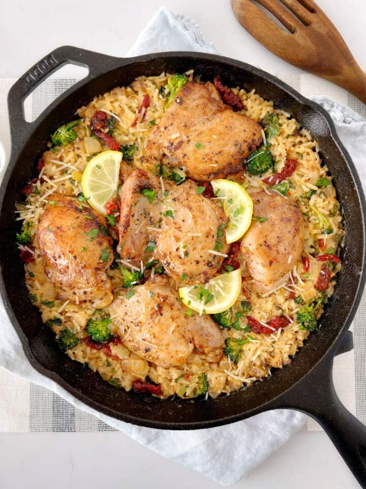 Baked Tuscan Chicken With Rice Charisse Yu