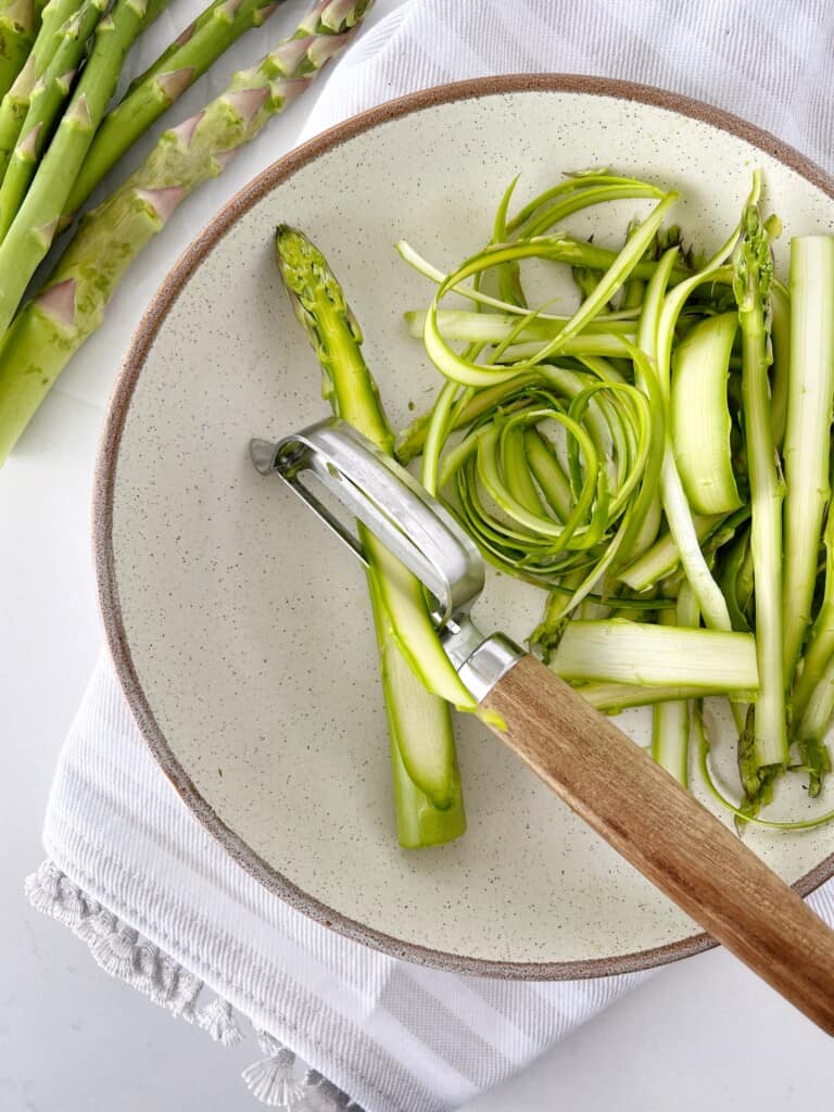 Shaved Asparagus Salad Charisse Yu