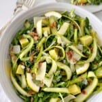 shaved asparagus salad