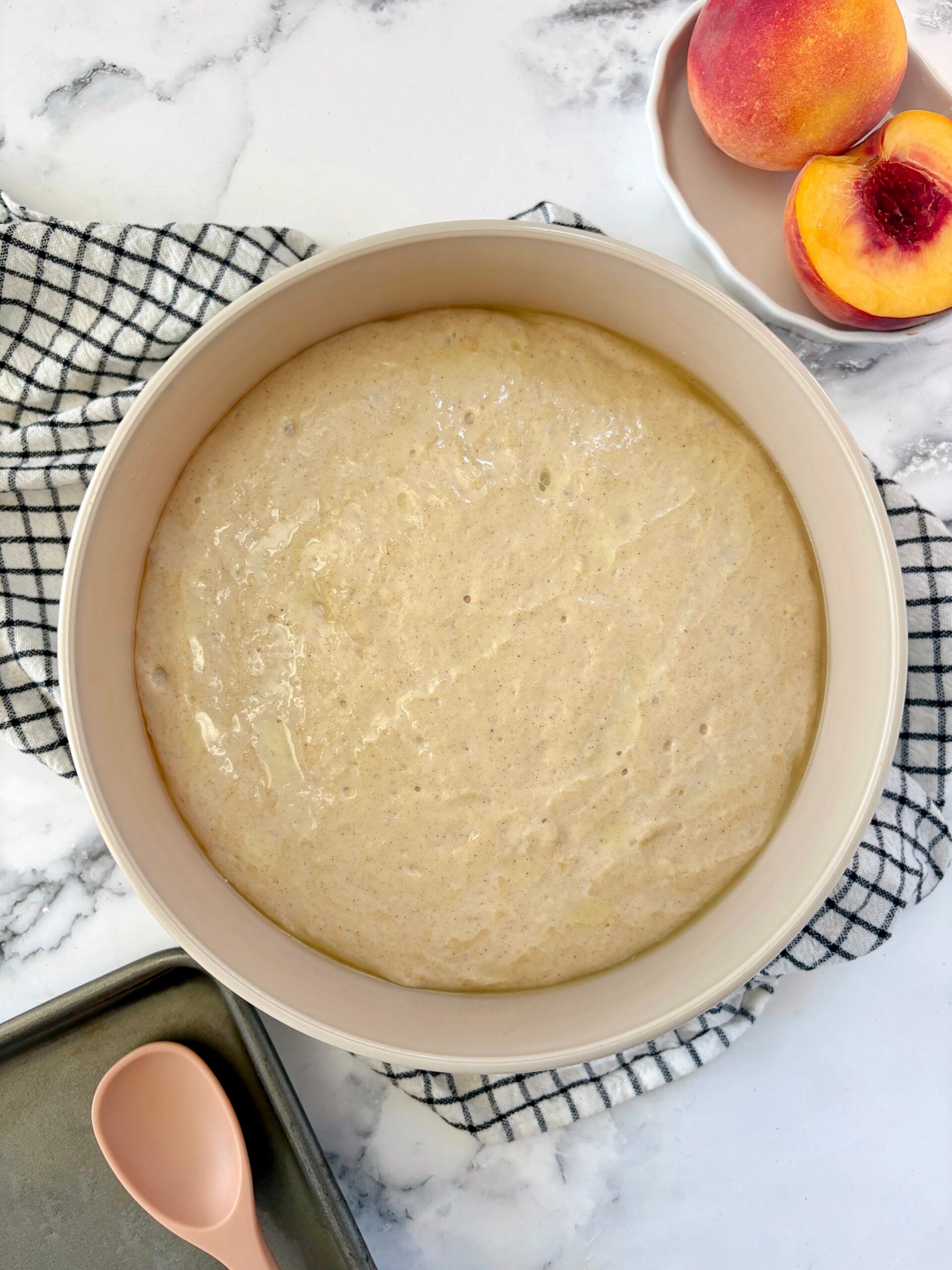 bowl of proofing dough